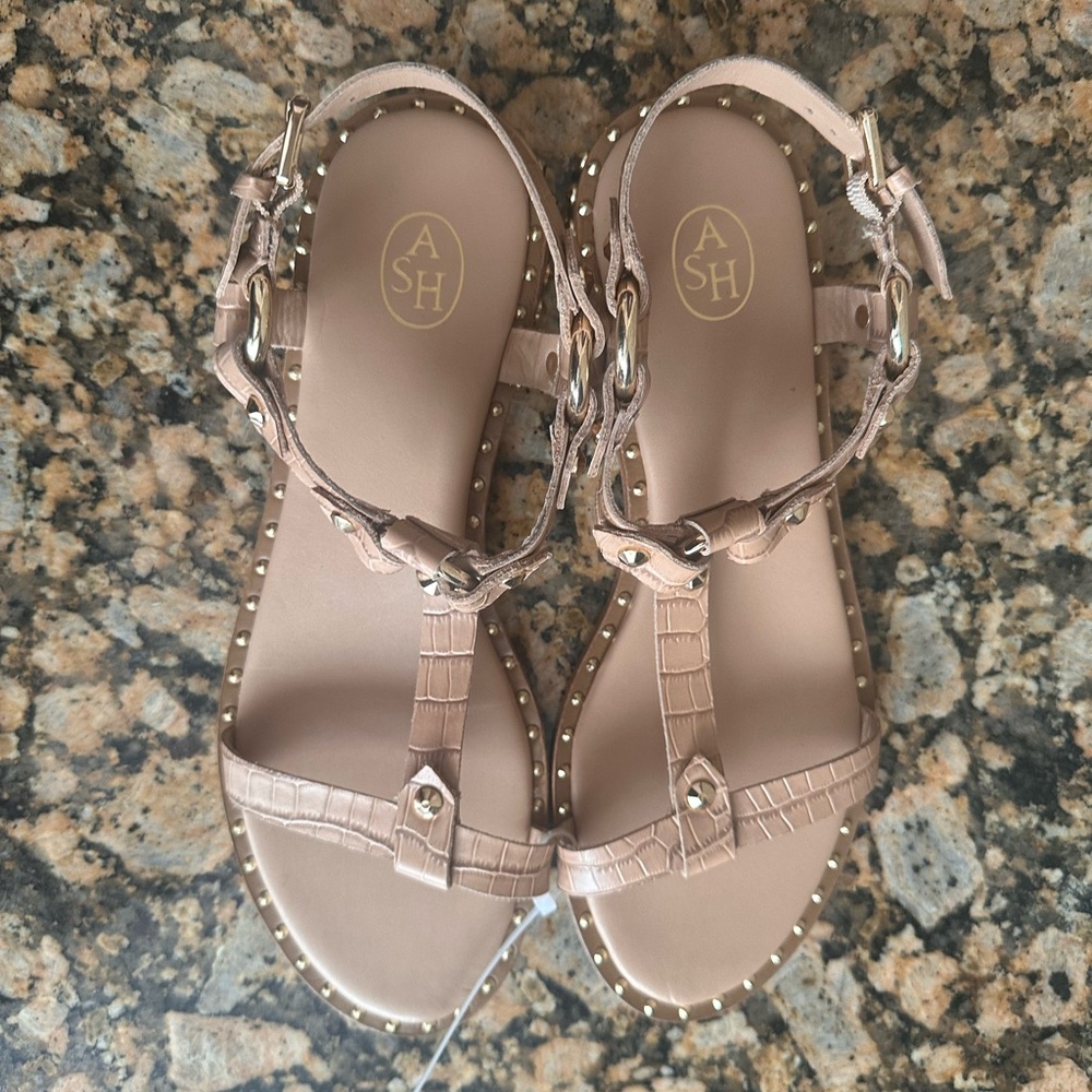 Ash Patsy Stud Ankle Strap Sandal - Picture 9 of 10